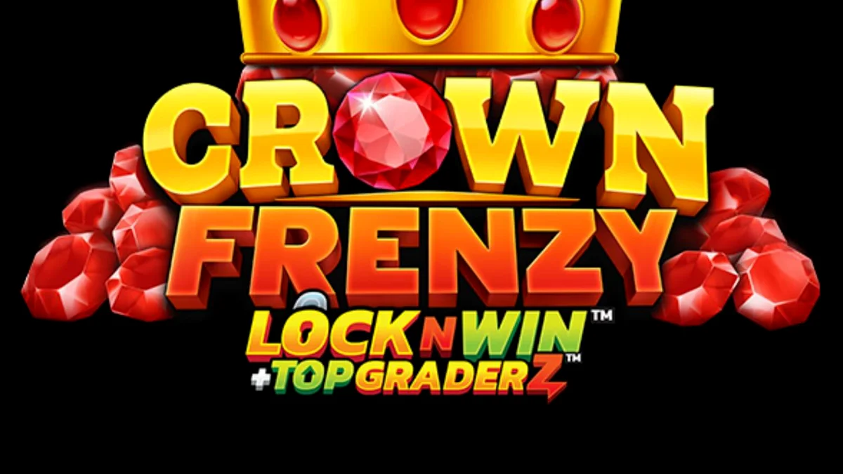Tampilan visual mewah dari slot Crown Frenzy LockNWin dengan simbol permata dan mahkota.